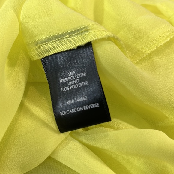 TORRID Double Layer Chiffon Cami Top Bright Yellow-1X - Picture 3 of 3